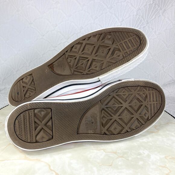 Converse Chuck Taylor Lace Up Sneakers Sz 7.5 Beige Floral Print Streetwear Shoe - Picture 11 of 12